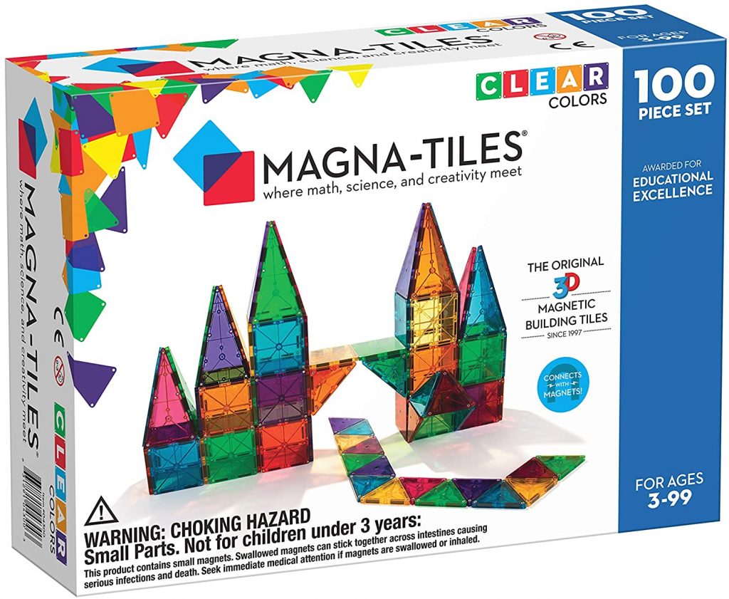 ۹ - لعبة بناء مغناطيسية ثلاثية الأبعاد Magna-Tiles